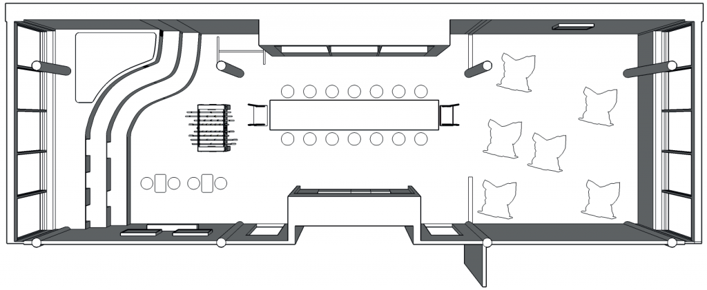  The new offices will also offer space for relaxation and meetings.