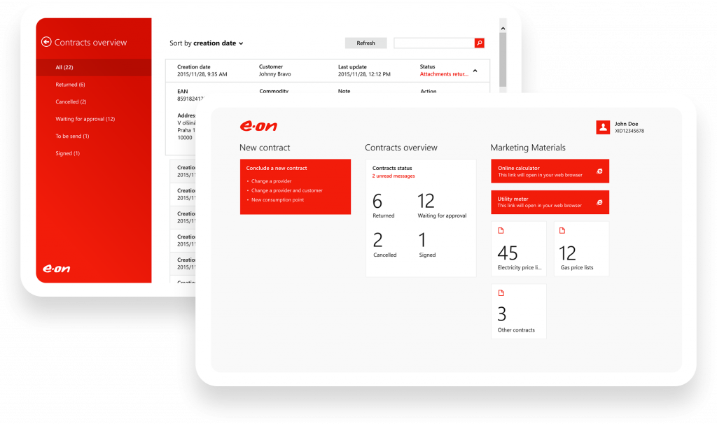 e.on econtracts challenges